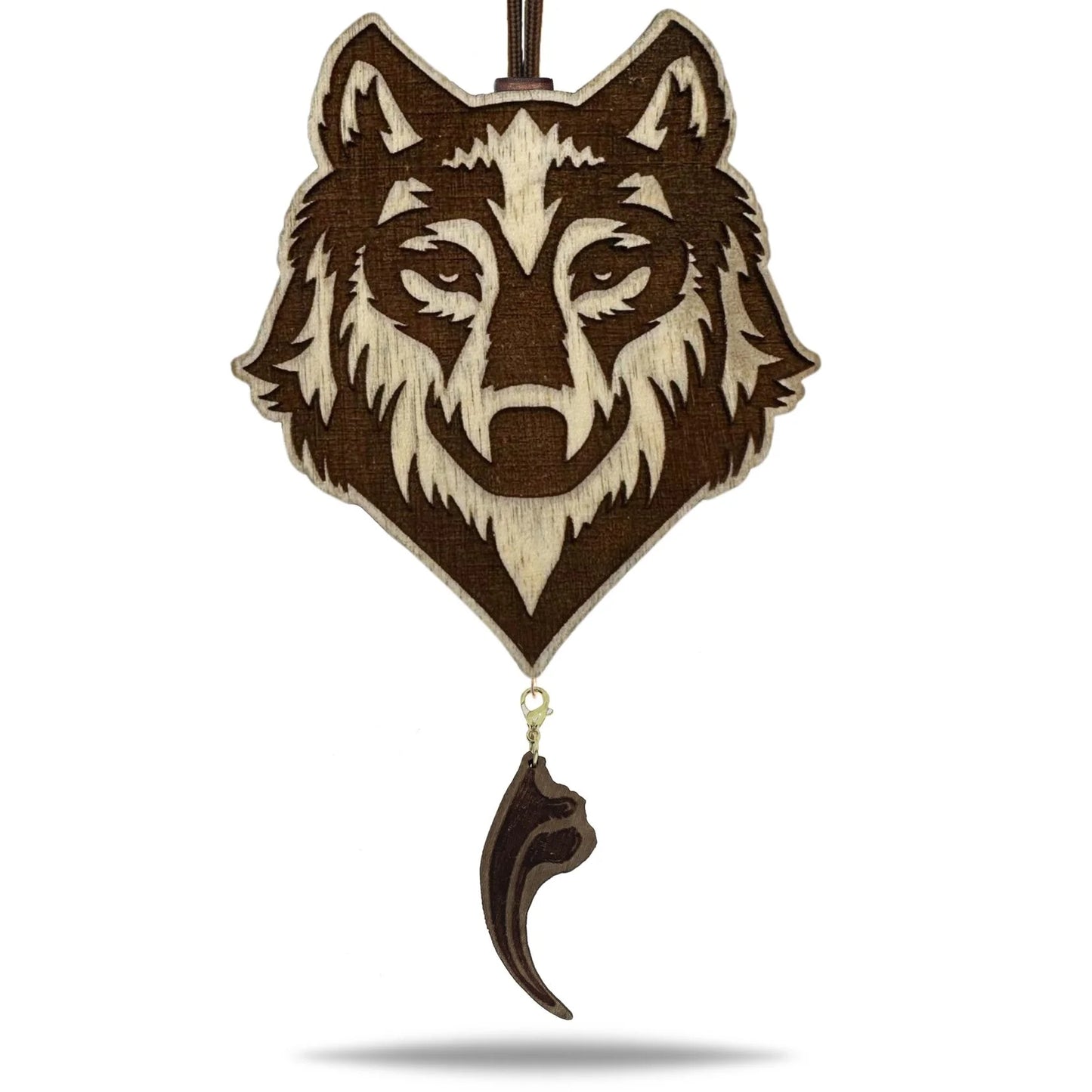 Vonný prívesok 'Vlk Alfa' v drevenej farbe