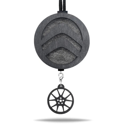 Vonný prívesok Citroen v čiernej farbe