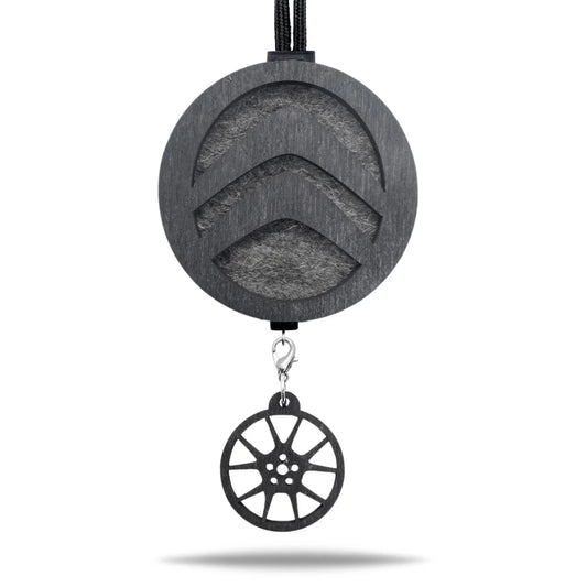 Vonný prívesok Citroen v čiernej farbe