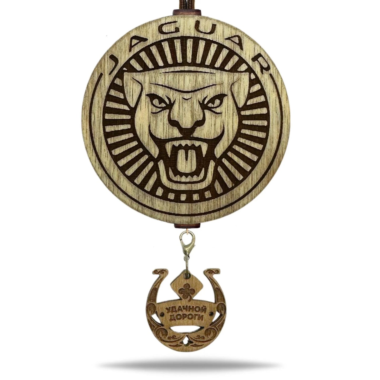 Vonný prívesok Jaguar v hnedej farbe