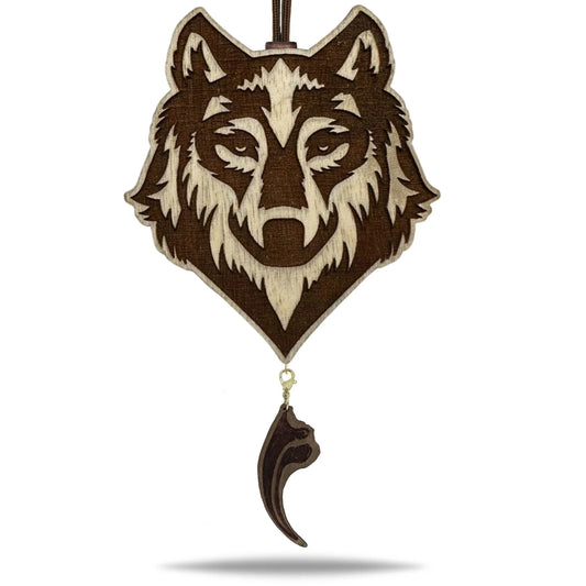 Vonný prívesok 'Vlk Alfa' v drevenej farbe